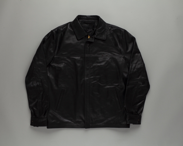 Flight officer leather jacket (male): Virgin America