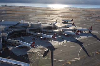 Image: digital photograph: Virgin America, San Francisco International Airport (SFO)