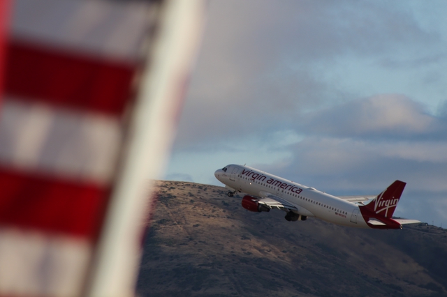 Digital photograph: Virgin America, Airbus A320-200, San Francisco International Airport (SFO)