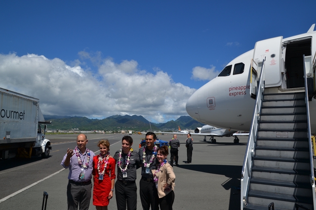 Digital photograph: Virgin America, Airbus A320-200, Honolulu International Airport (HNL)