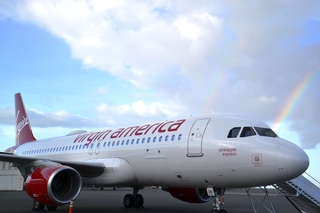 Image: digital photograph: Virgin America, Airbus A320-200, Honolulu International Airport (HNL)
