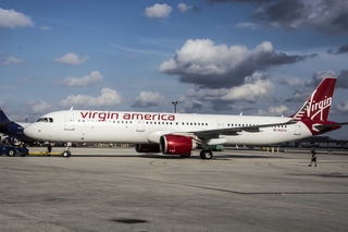 Image: digital photograph: Virgin America, Airbus A321-200