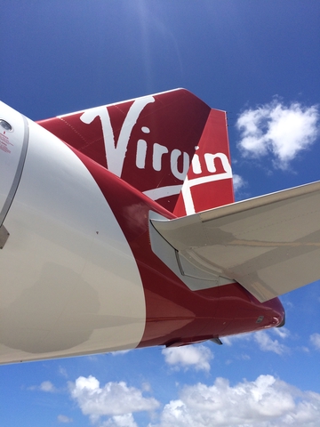 Digital photograph: Virgin America