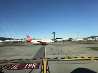 Image: digital photograph: Virgin America, Airbus A319-112, San Francisco International Airport (SFO)