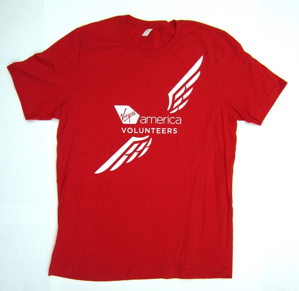 Image: employee t-shirt: Virgin America