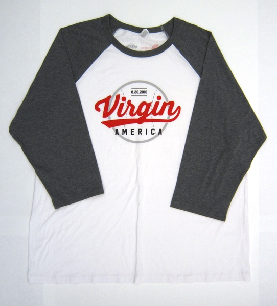 Image: employee t-shirt: Virgin America