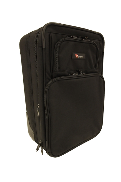 Image: flight crew suitcase: Virgin America