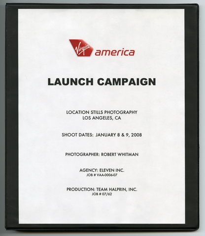 Advertising campaign file: Virgin America