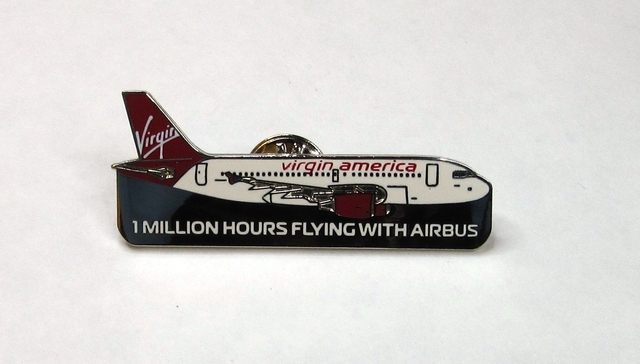 Lapel pin: Virgin America