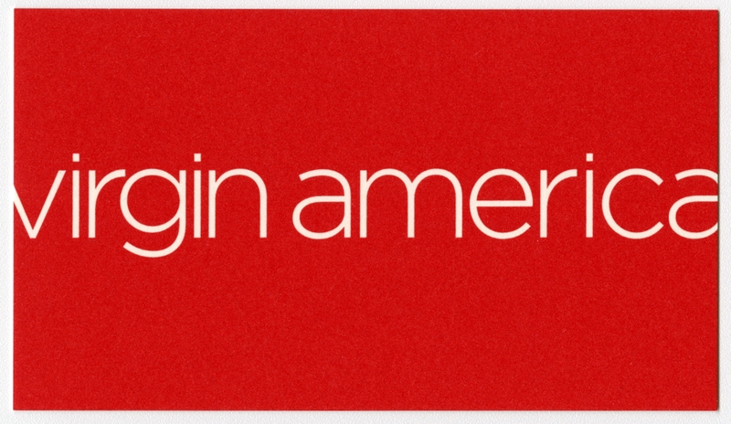 Image: employee business card: Virgin America, John Maze