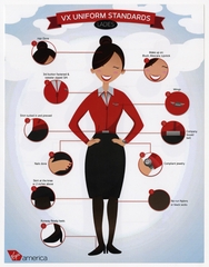 Image: uniform standards guide: Virgin America