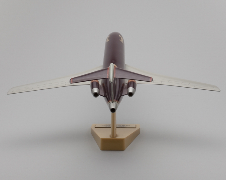 Image: model airplane: Braniff International, Boeing 727