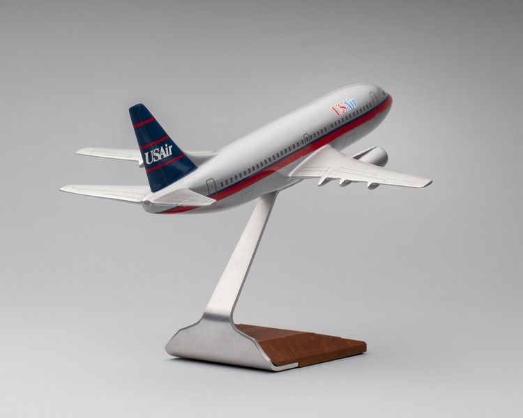 Image: model airplane: USAir, Boeing 737
