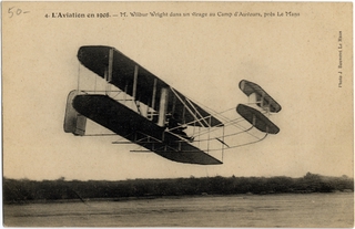 Image: postcard: Wright Brothers, Model A Flyer