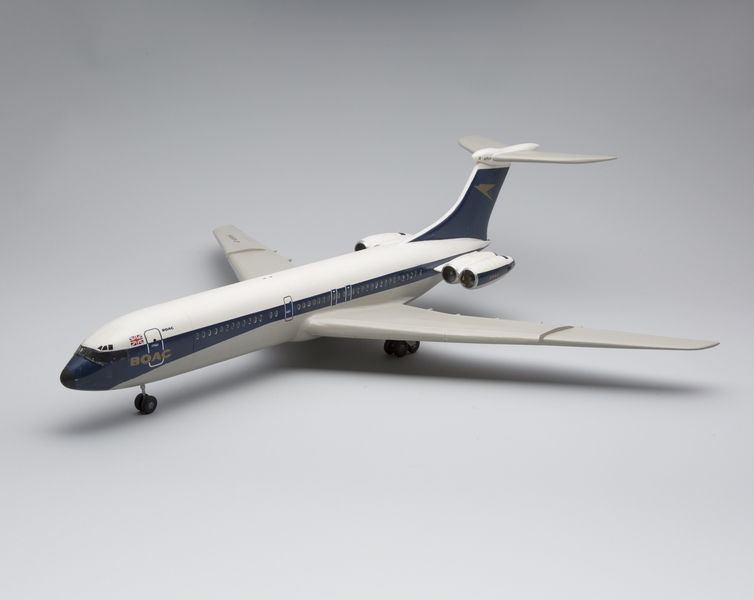 Image: model airplane: British Overseas Airways Corporation (BOAC), Vickers VC10