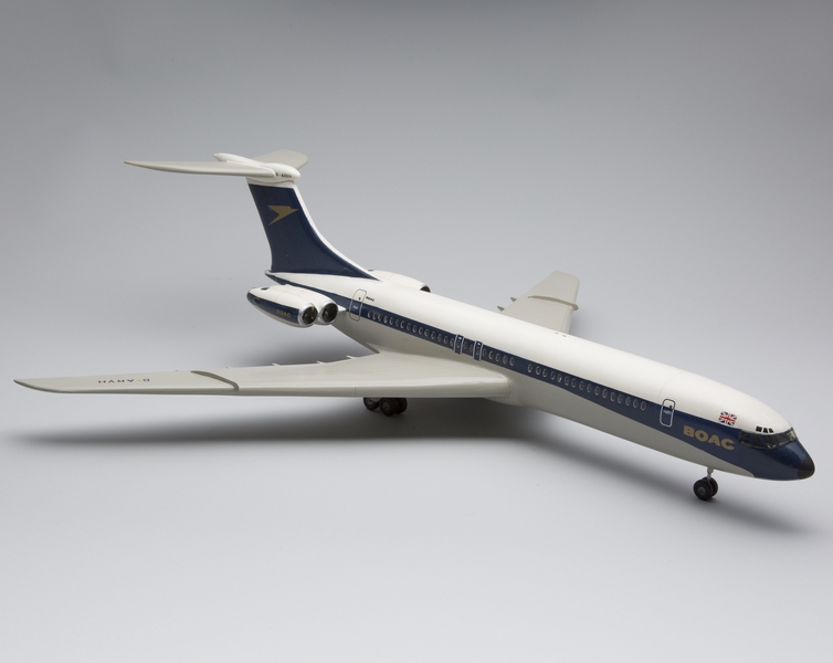 Image: model airplane: British Overseas Airways Corporation (BOAC), Vickers VC10