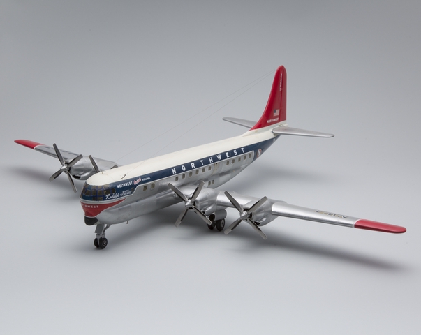 Model airplane: Northwest Orient Airlines, Boeing 377 Stratocruiser