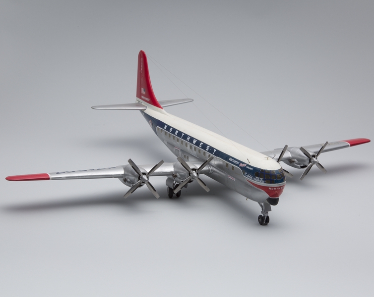 Image: model airplane: Northwest Orient Airlines, Boeing 377 Stratocruiser