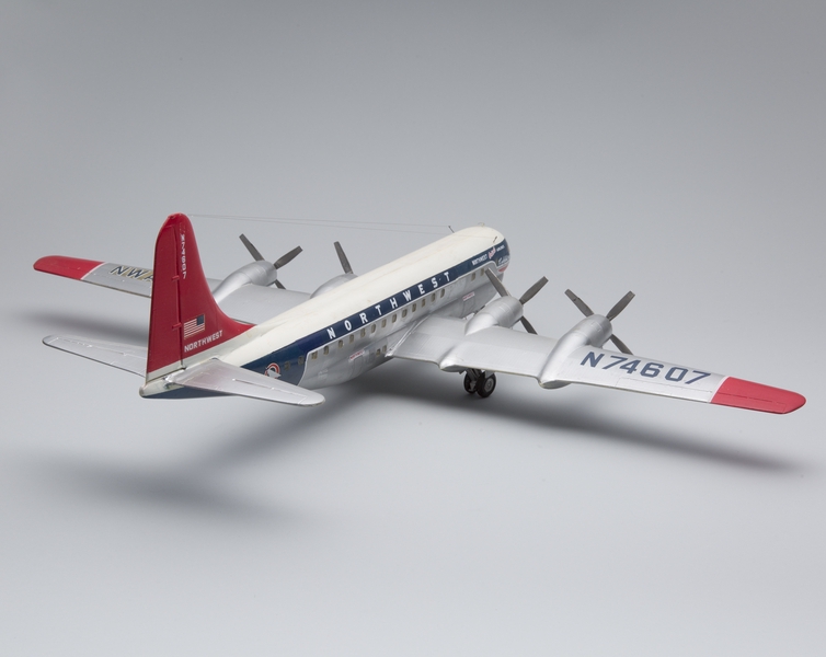 Image: model airplane: Northwest Orient Airlines, Boeing 377 Stratocruiser