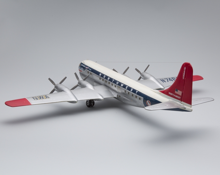 Image: model airplane: Northwest Orient Airlines, Boeing 377 Stratocruiser