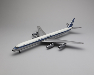 Image: model airplane: KLM (Royal Dutch Airlines), Douglas DC-8-63