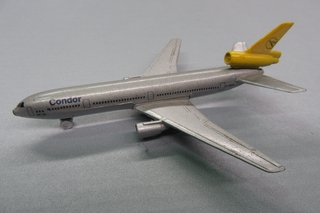 Image: miniature model airplane: Condor Air Lines, McDonnell Douglas DC-10