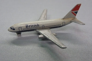 Image: miniature model airplane: British Airways, Boeing 737
