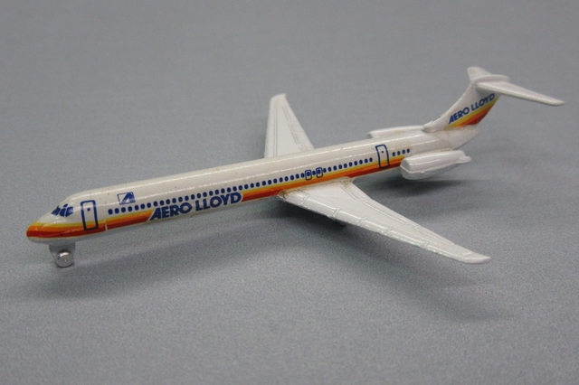 Miniature model airplane: Aero Lloyd, McDonnell Douglas MD-83