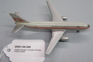 Image: miniature model airplane: Turkish Airlines, Airbus A330