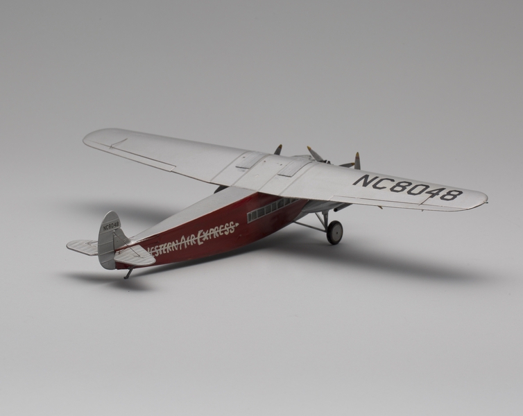 Image: model airplane: Western Air Express, Fokker F-10