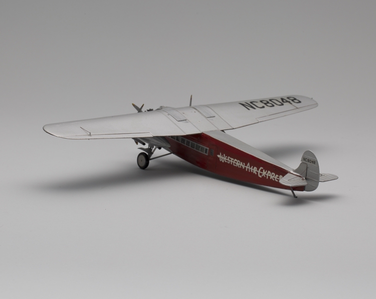 Image: model airplane: Western Air Express, Fokker F-10