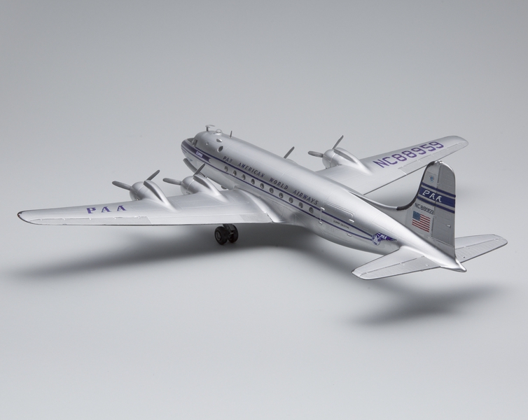 Image: model airplane: Pan American World Airways, Douglas DC-4 Clipper Celestial