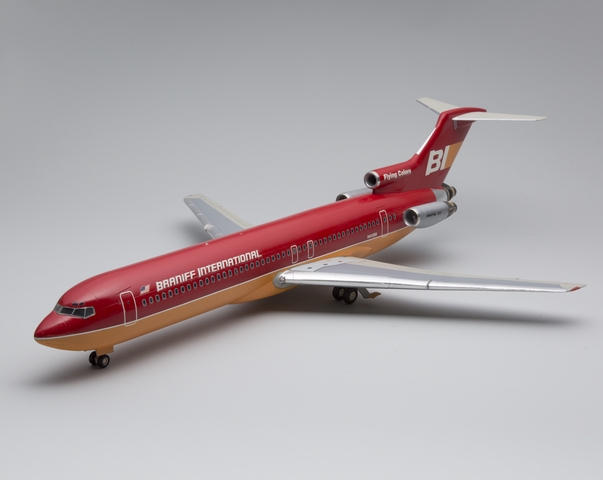 Model airplane: Braniff International, Boeing 727-200