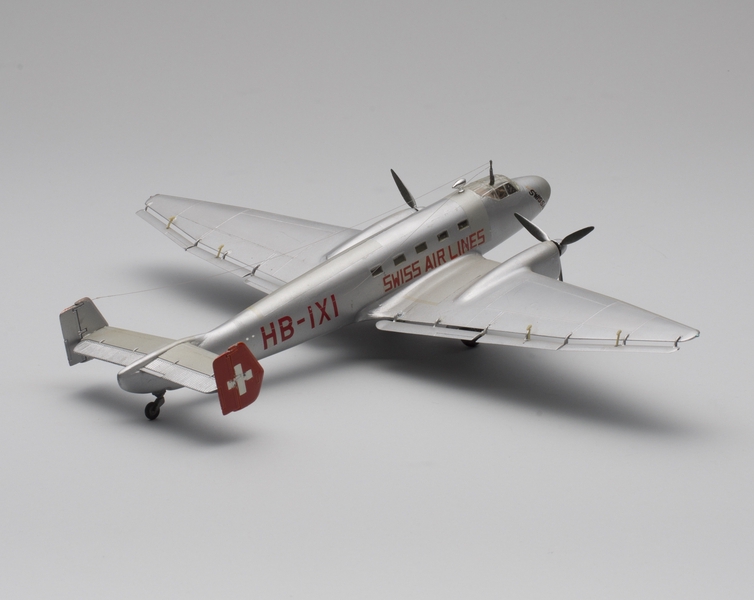 Image: model airplane: Swissair, Junkers Ju 86B