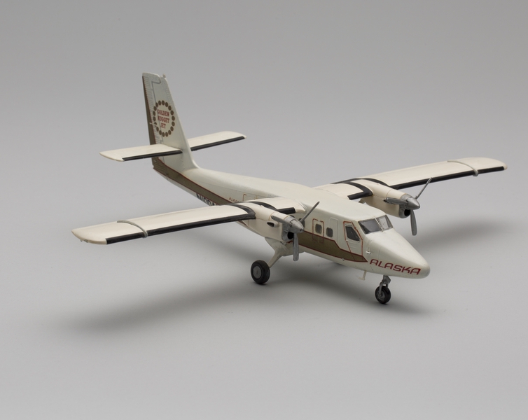 Image: model airplane: Alaska Airlines, de Havilland Canada DHC-6-300 Twin Otter