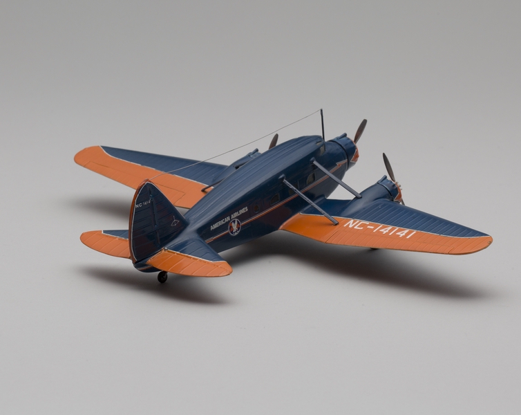 Image: model airplane: American Airlines, Stinson Model A