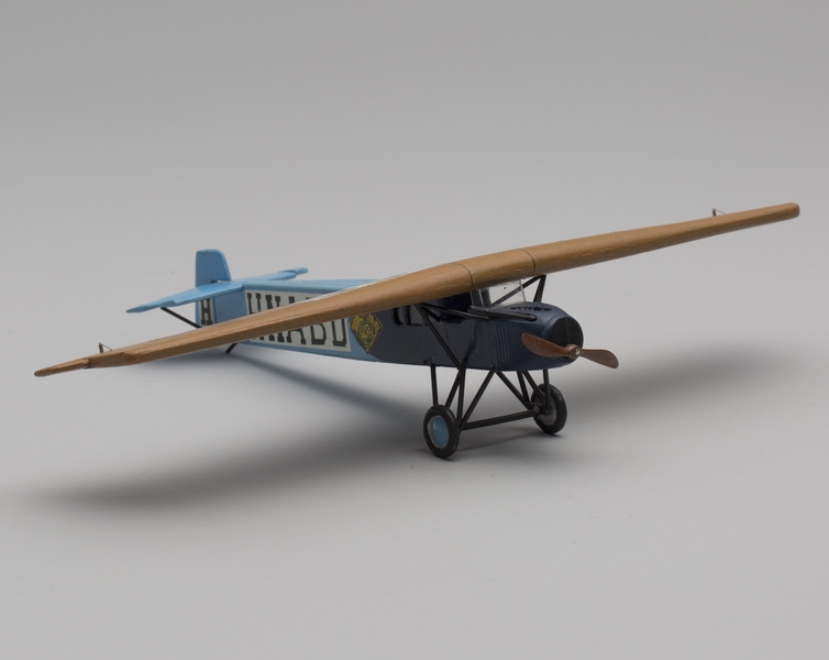 Image: model airplane: KLM (Royal Dutch Airlines) Fokker F.II