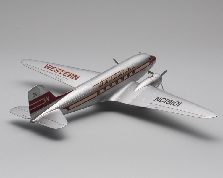 Image: model airplane: Western Air Lines, Douglas DC-3