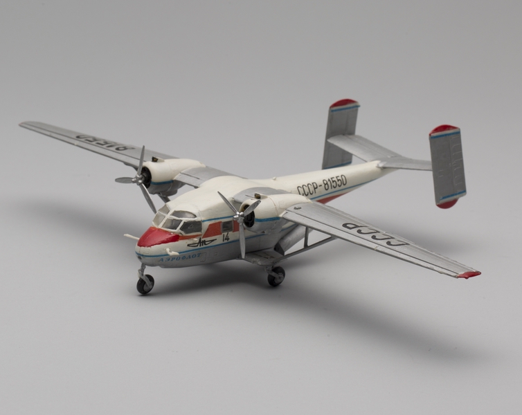Image: model airplane: Aeroflot Soviet Airlines, Antonov An-14 Pchelka