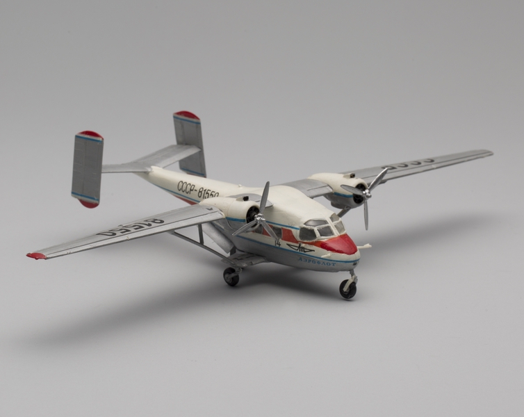 Image: model airplane: Aeroflot Soviet Airlines, Antonov An-14 Pchelka