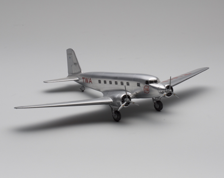 Image: model airplane: Transcontinental & Western Air (TWA), Douglas DC-1