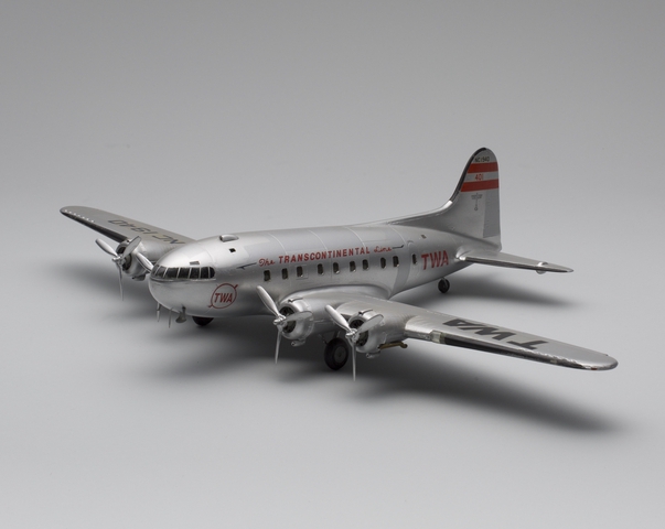 Model airplane: Transcontinental & Western Air (TWA), Boeing 307B Stratoliner
