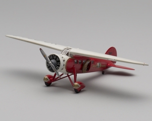Image: model airplane: Western Air Express, Lockheed Model 5C Vega