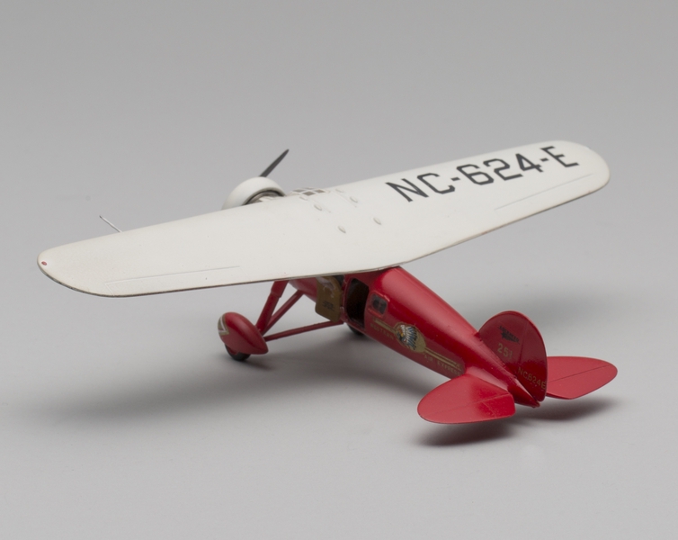 Image: model airplane: Western Air Express, Lockheed Model 5C Vega