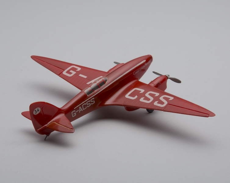 Image: model airplane: de Havilland DH-88 Comet Grosvenor House