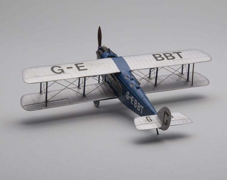 Image: model airplane: Instone Air Line (S. Instone & Company Limited), de Havilland D.H.34 City of New York