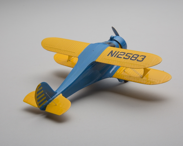 Image: model airplane: Beechcraft A17F Staggerwing