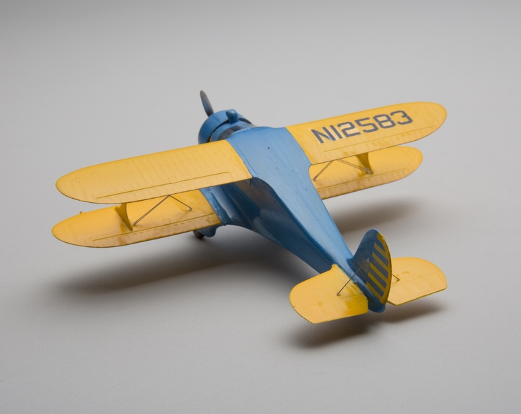 Image: model airplane: Beechcraft A17F Staggerwing