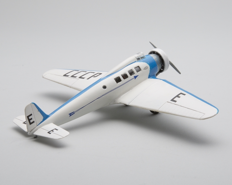 Image: model airplane: Aeroflot Soviet Airlines, Kharkov KhAI-1