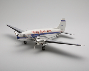 Image: model airplane: Flying Tiger Line, Curtiss C46-E Commando